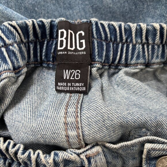 NWOT! BDG Urban Outfitters UO High Waist Baggy Denim Luca Jean Joggers - 26 - Picture 7 of 7